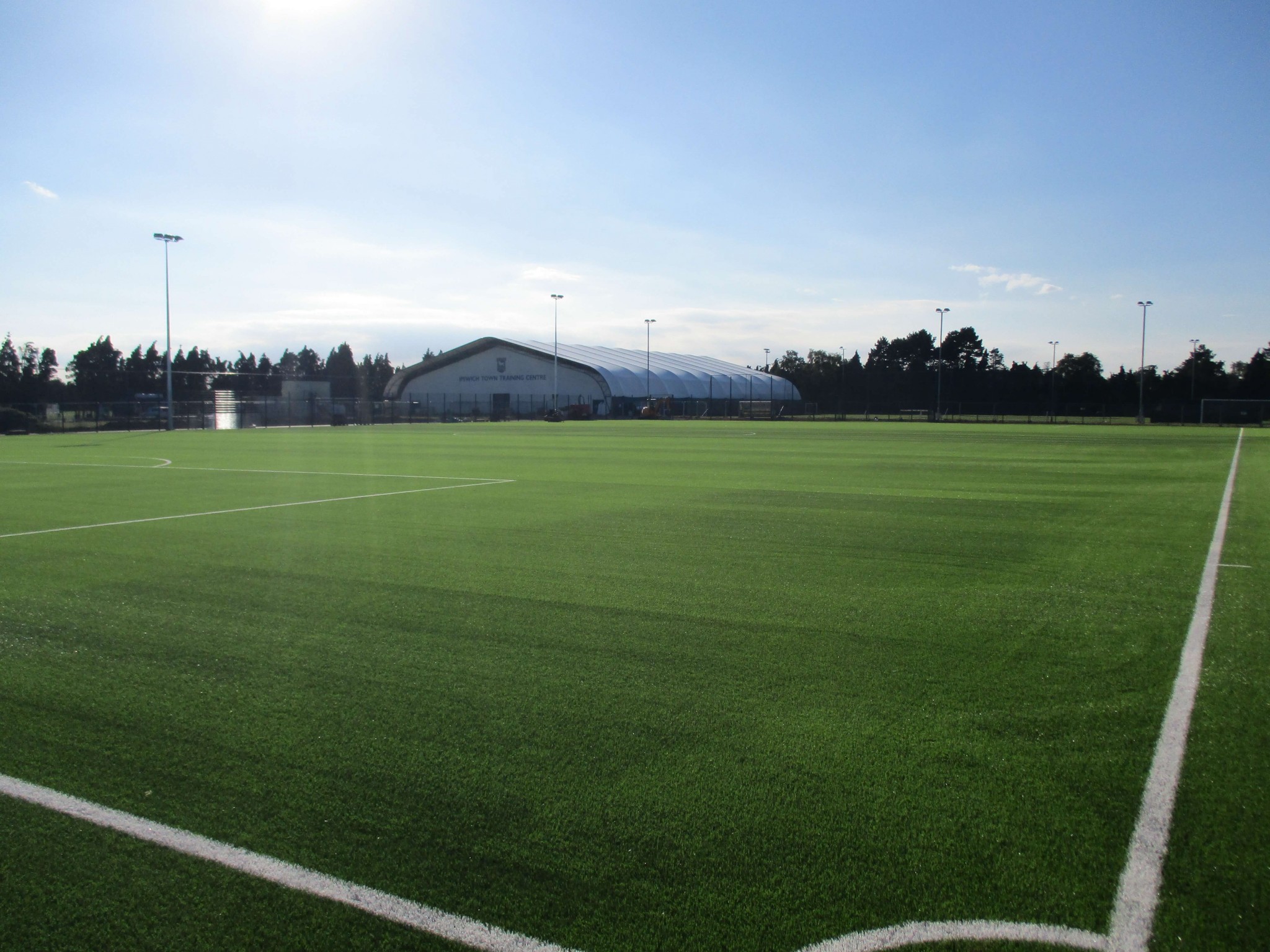 artificial football ground